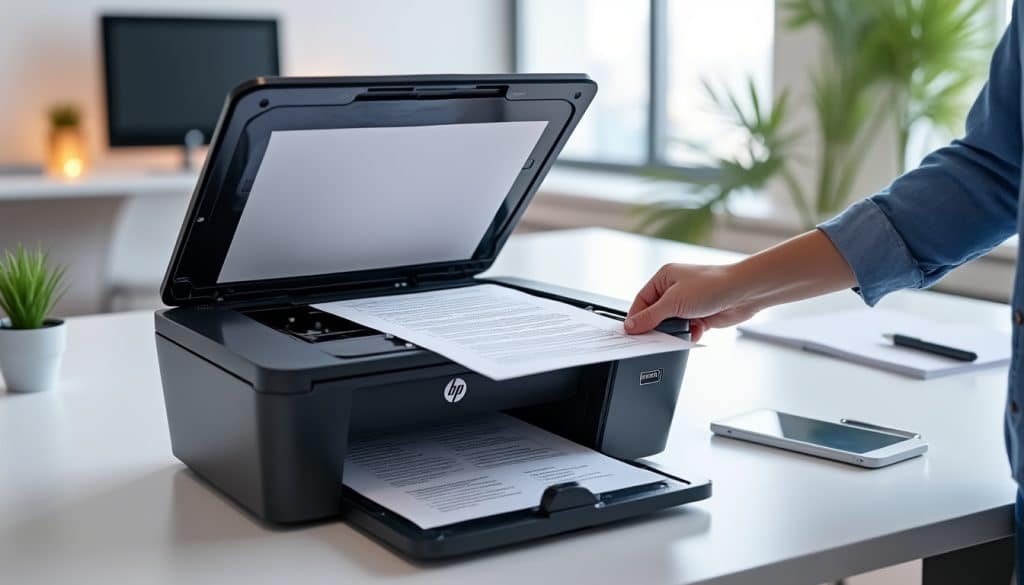 Comment scanner un document avec une imprimante hp ?