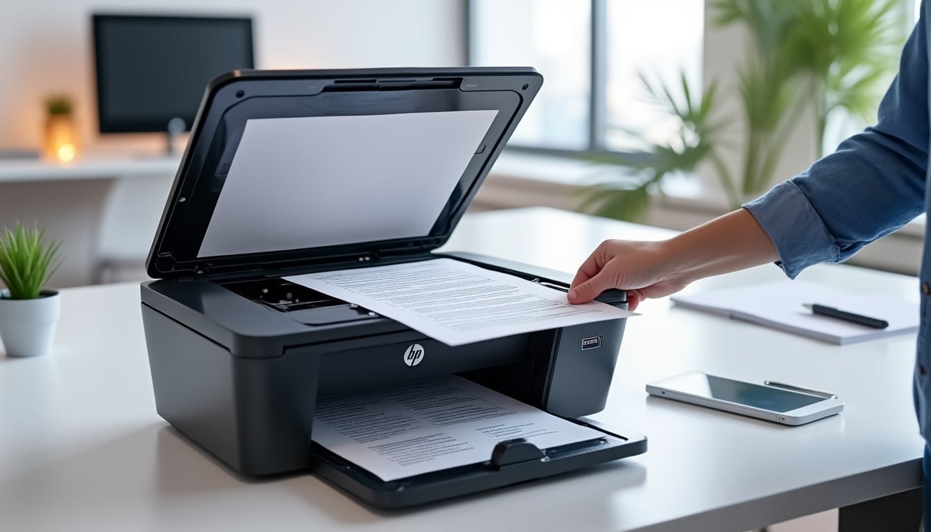 Comment scanner un document avec une imprimante hp ?