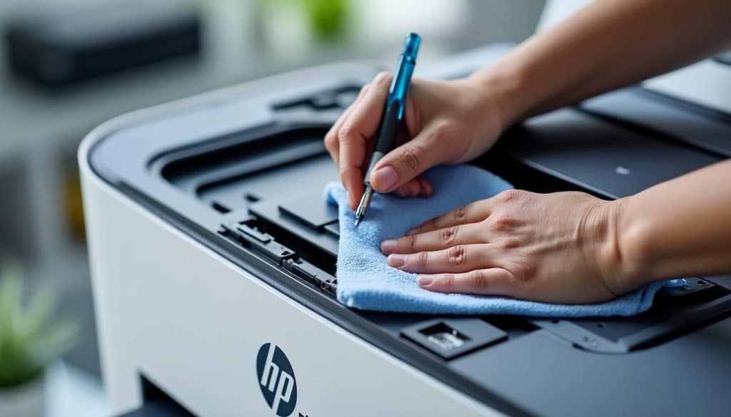 Nettoyage des tetes imprimante hp : sans rien abîmer