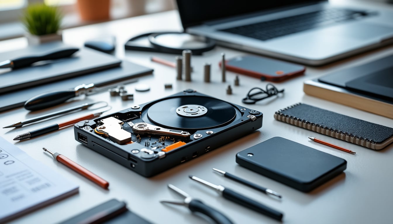 Réparer un disque dur externe : outils et précautions
