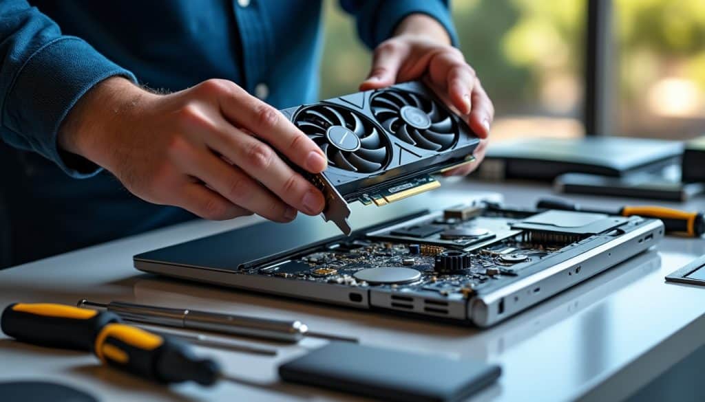 Changer carte graphique pc portable : trouver la bonne pièce